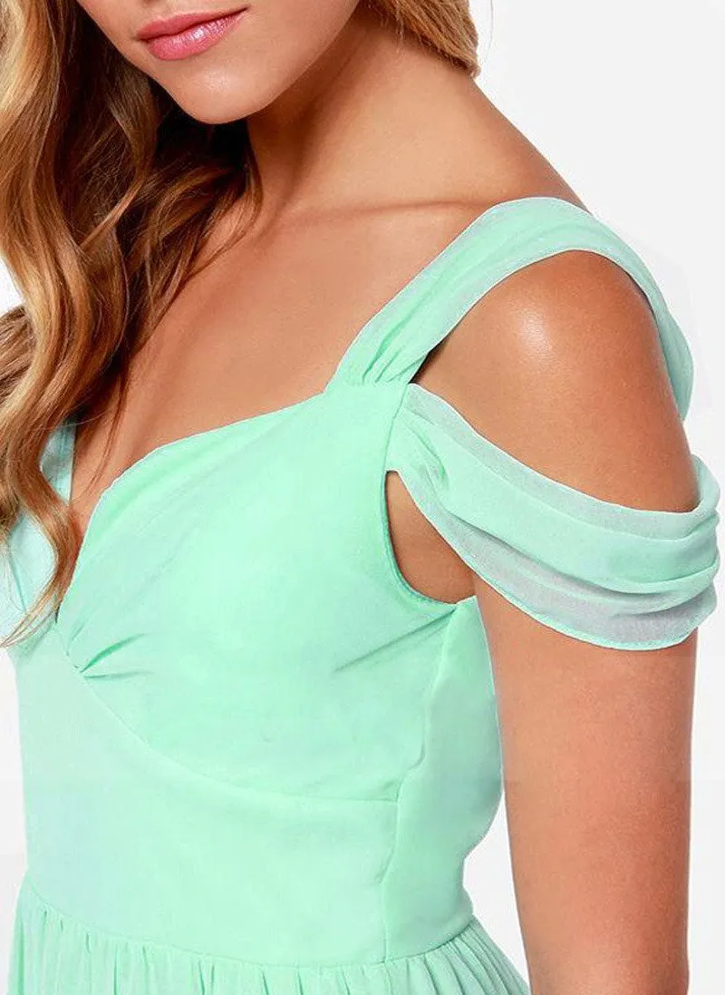 Solid Color Sexy Backless V-neck Party Dress Long Dress