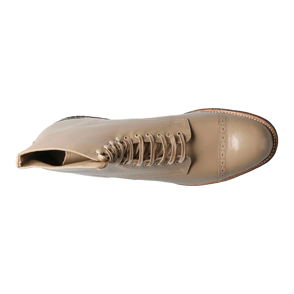 Stacy Adams Madison - Elegant Taupe Leather Dress Boots