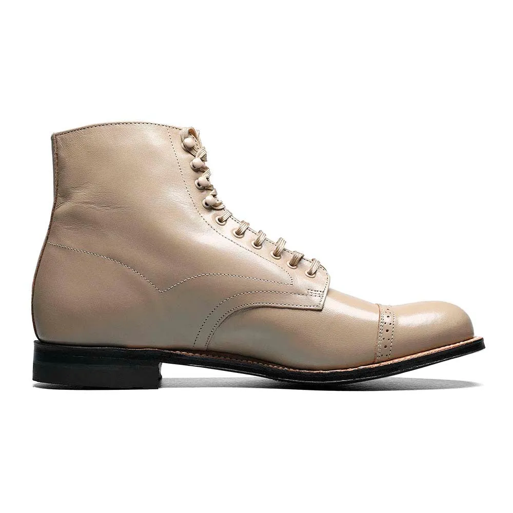 Stacy Adams Madison - Elegant Taupe Leather Dress Boots
