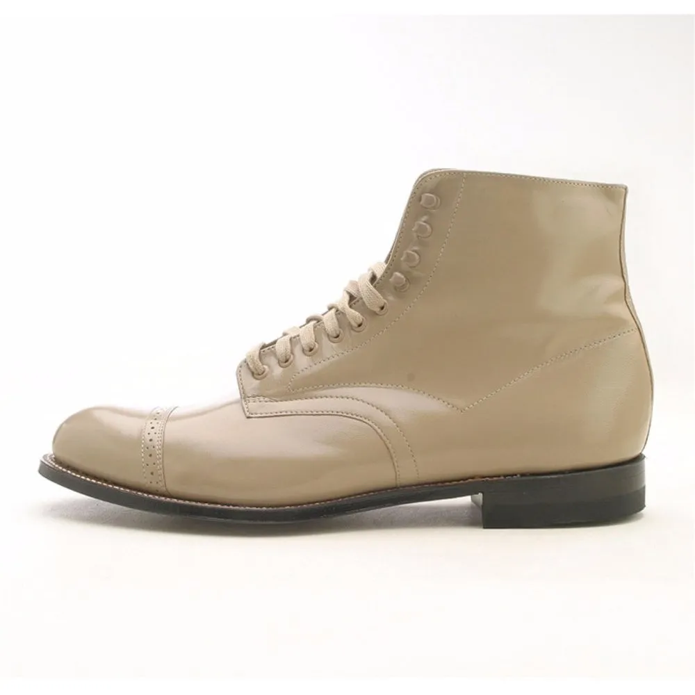 Stacy Adams Madison - Elegant Taupe Leather Dress Boots