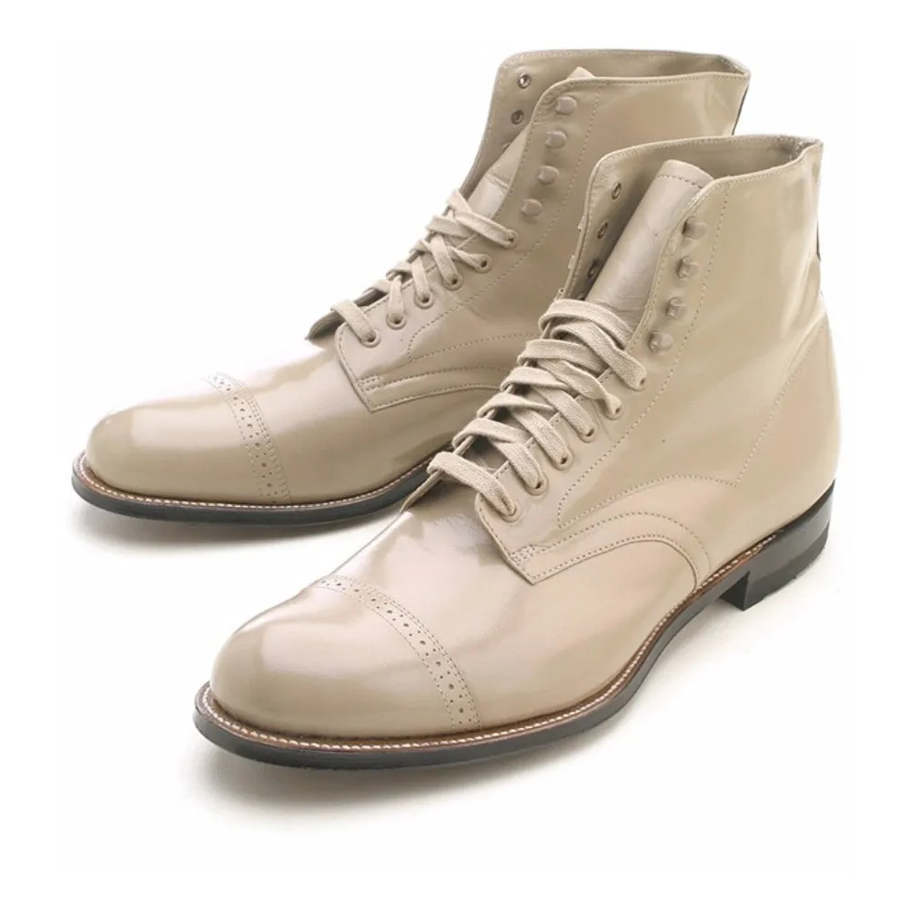 Stacy Adams Madison - Elegant Taupe Leather Dress Boots