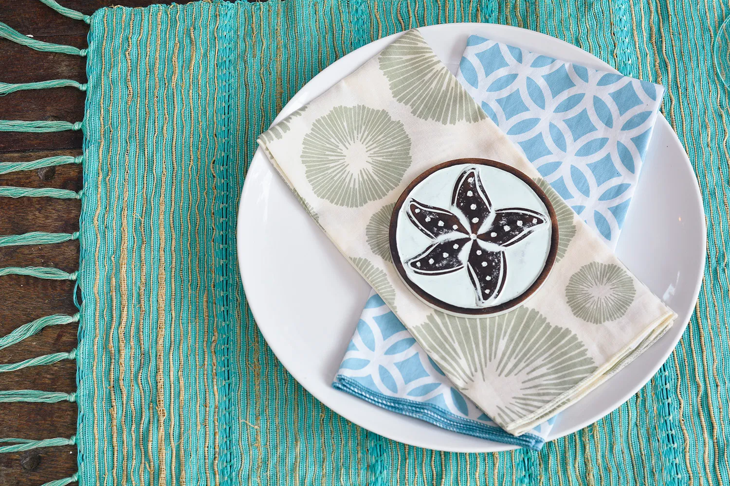 Starfish coasters Coaster set/4