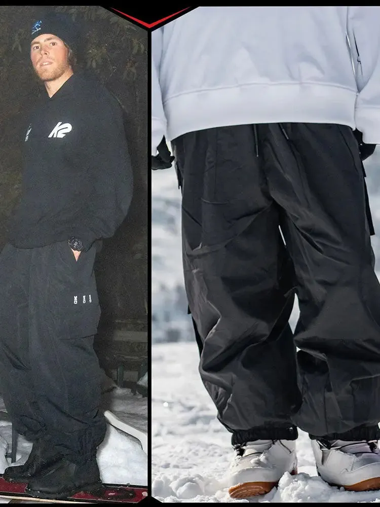 Stylish Cargo Baggy Snowboard Pants Couple Style