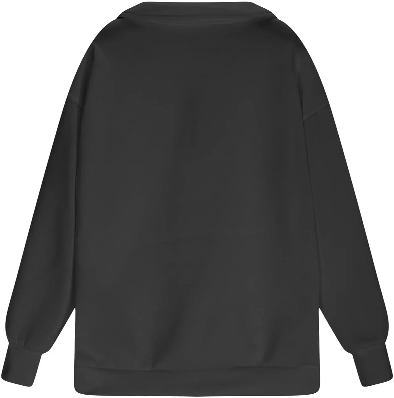 Sweatshirts for Girls Quarter Zip Pullover Long Sleeve Fleece Lined Tops Oversized Crewneck Sweatshirt Preppy Clothes