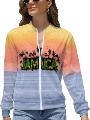 TAIZIYEAH Jacket for Women American Flag Hoodie Zip Up Tops Pullover Long Sleeve Sweatshirts Coat Soft Relaxed Oversized