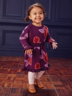 Tea Collection | French Rose Sweater Dress
