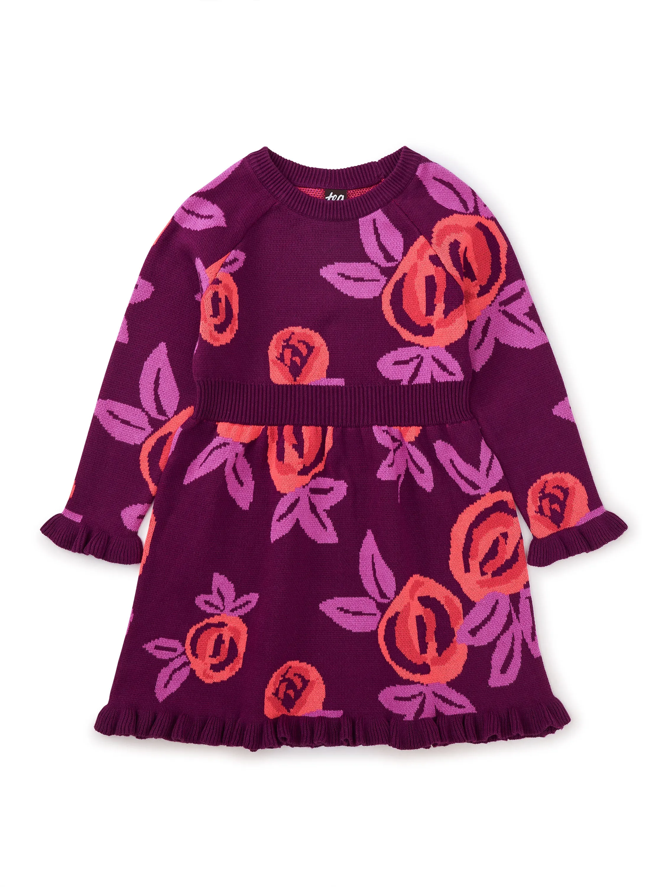 Tea Collection | French Rose Sweater Dress