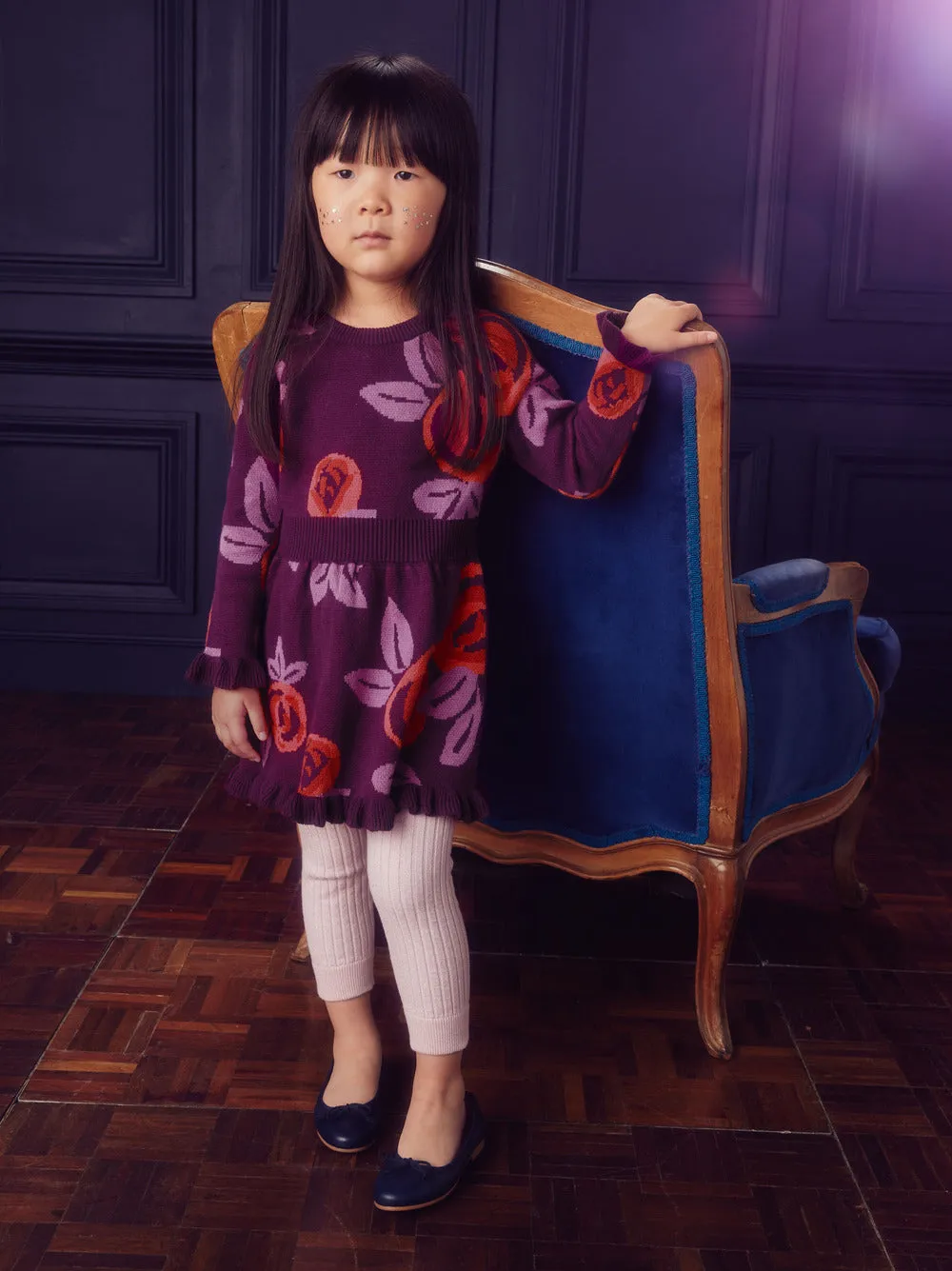 Tea Collection | French Rose Sweater Dress
