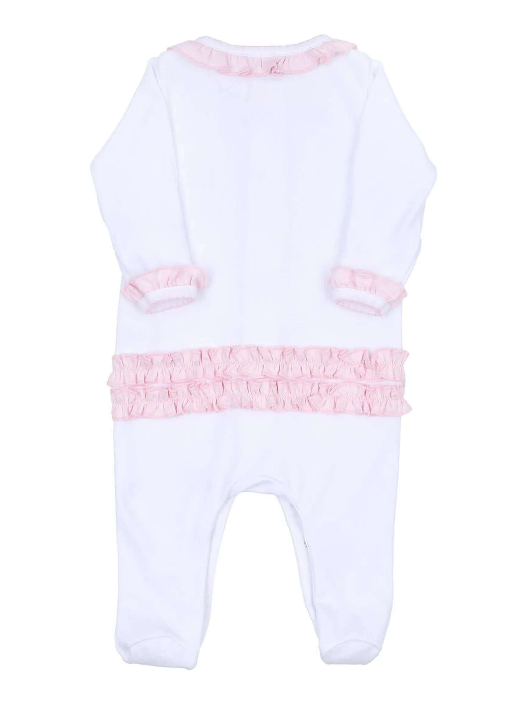 Tessa's Classics Embroidered Ruffle Footie
