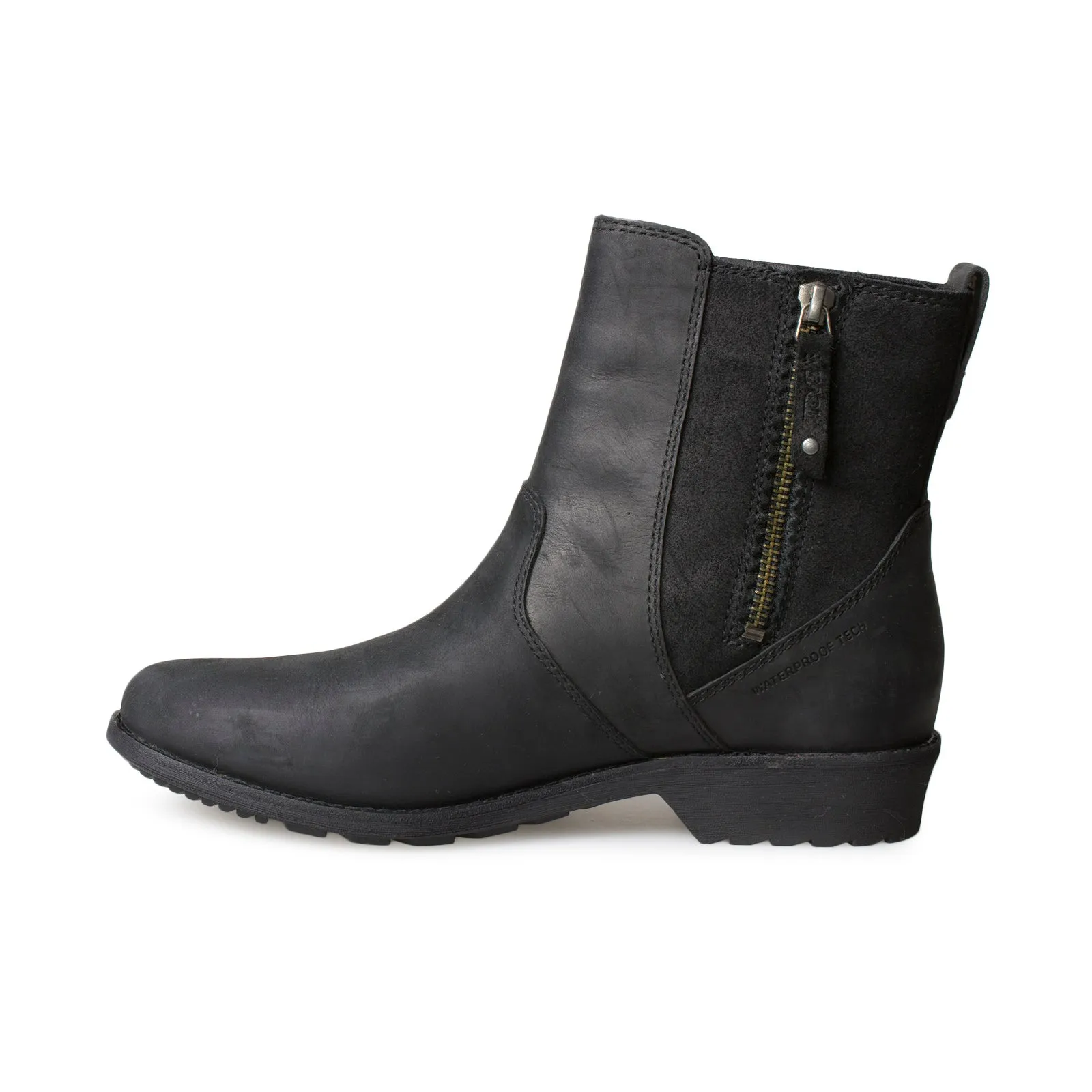 Womens Teva Ellery Black Waterproof Ankle Boots