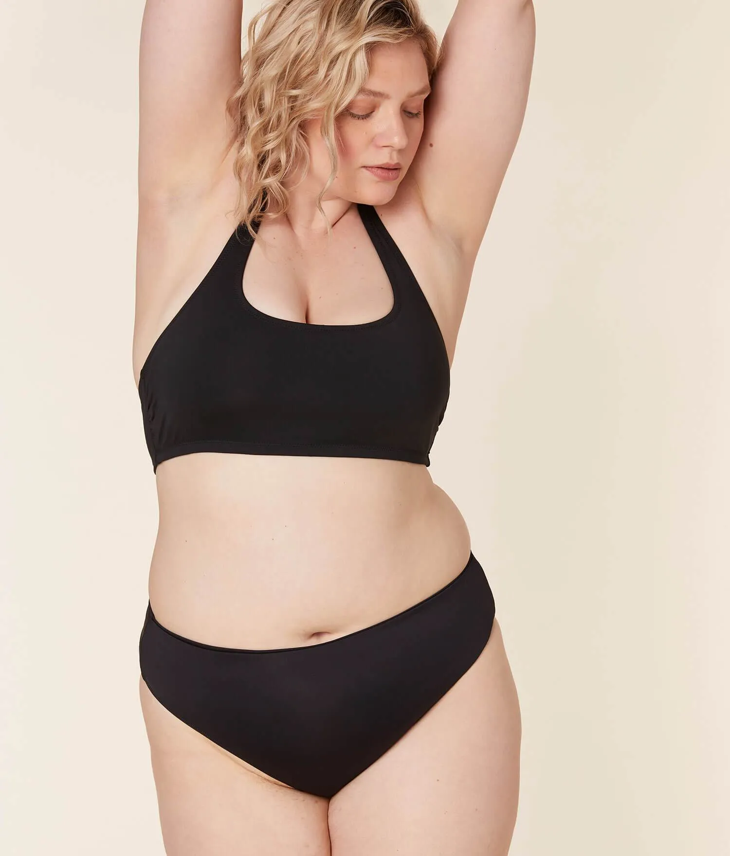 The Marina Bikini Top - Eco Nylon - Black