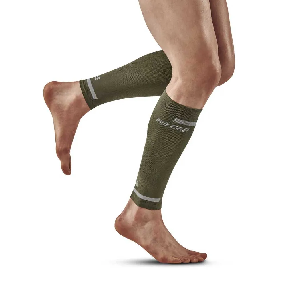 The Run Compression Calf Sleeves 4.0 - Olive