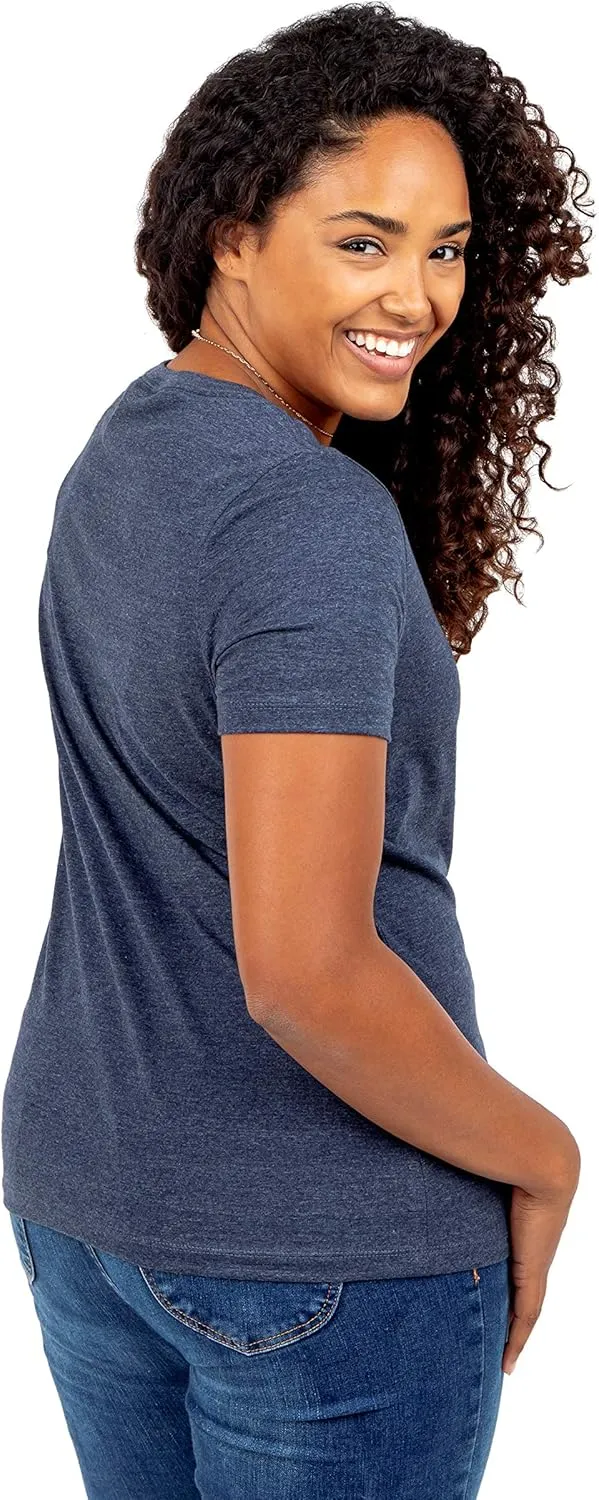 Thread Tank Powered by Pixie Dust and Coffee Women's Shirt Relaxed V Neck T Shirt Fashion Wear Comfy Summer Tops Graphic Tee