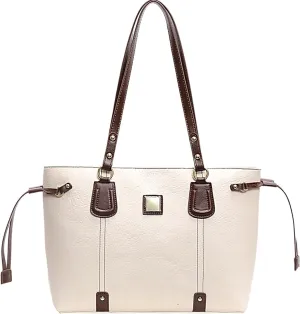 Tote Bag Zipper Shoulder Bags for Women Vegan Leather Purses and Handbags Bag Faux Leather Top Handle Satchel Bags for Women