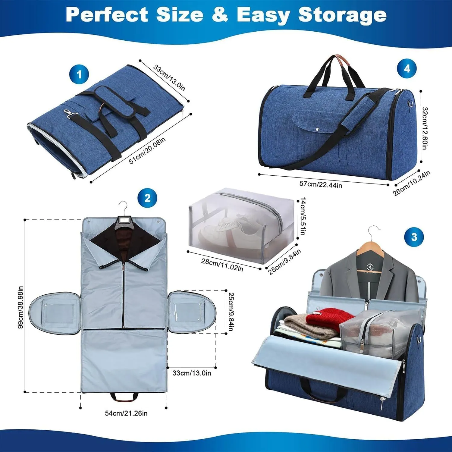 Travel Bag, Large Leather Convenient Travel Garment Duffel Bag Women's Fashion Waterproof (02,M)