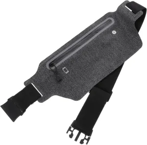 Ultra Reflective Running Belt Bag for Outdoor Activities Convenient Waist Fanny Pack for Runners for Phone Keys and Valuables Camouflage Grey