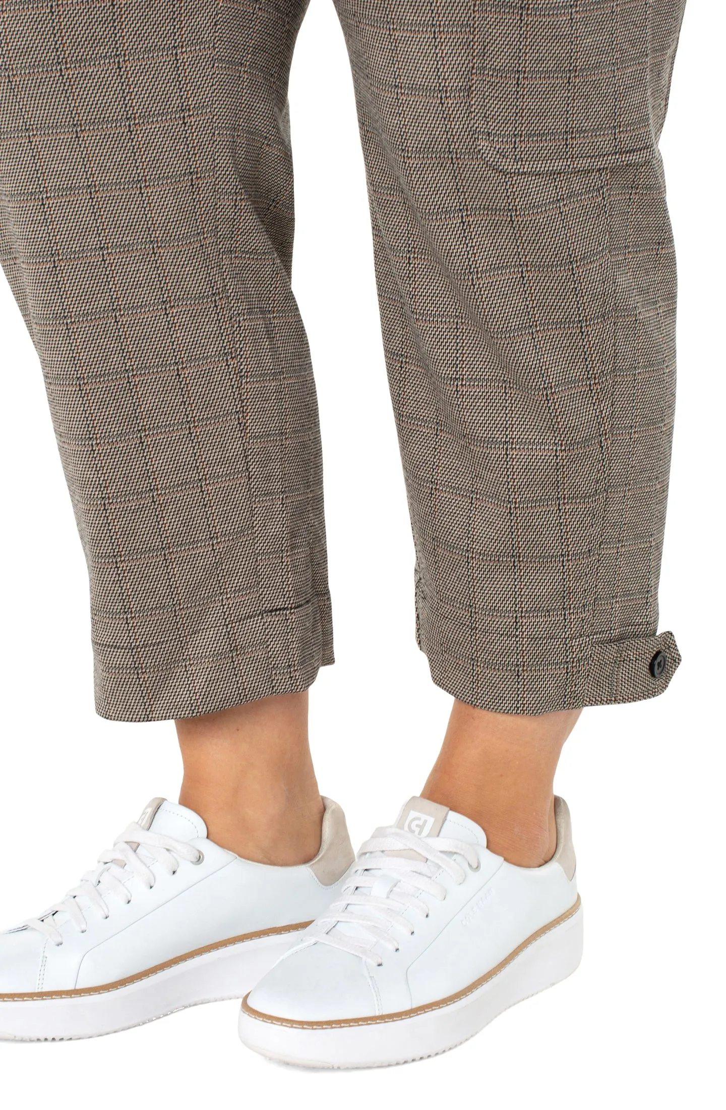 UTILITY CARGO CROP WITH TAB HEM