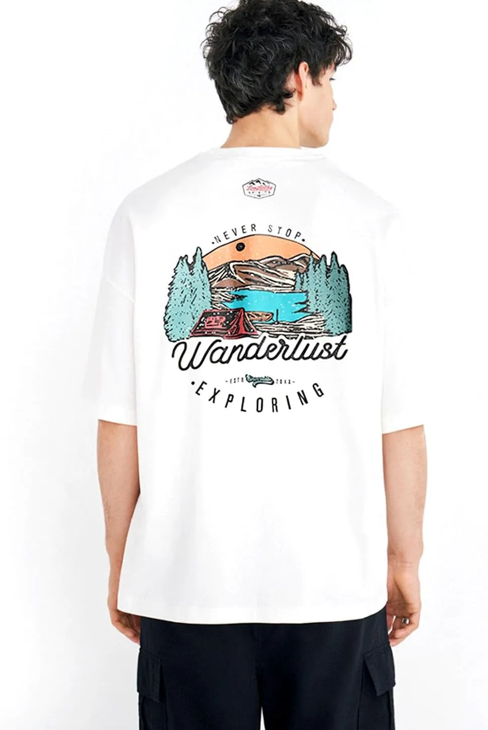 Vamtac Graphic Tee Mens Oversized Vintage T Shirts Harajuku Shirt Loose Streetwear Casual Summer Aesthetic Tees