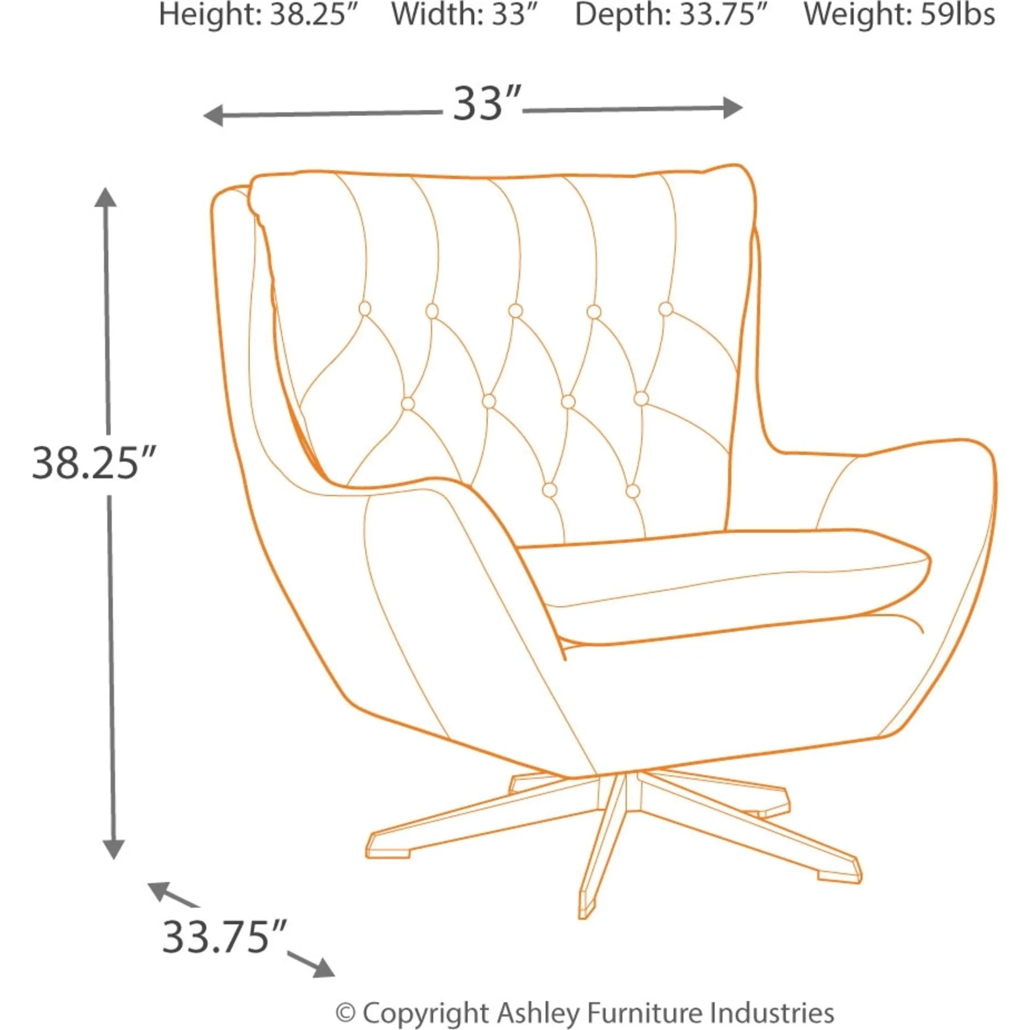Velburg Accent Chair - Brown
