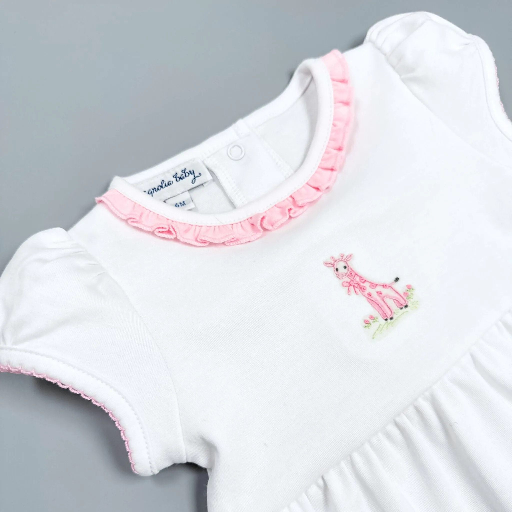 Vintage Giraffe Bubble - Pink
