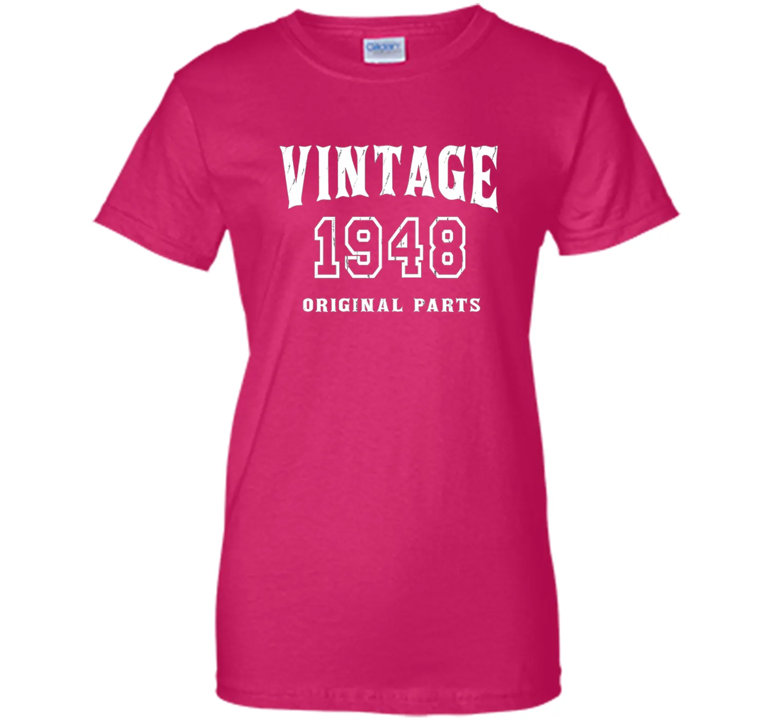 Vintage Original Parts 1948 Distressed Birthday Gift T-shirt