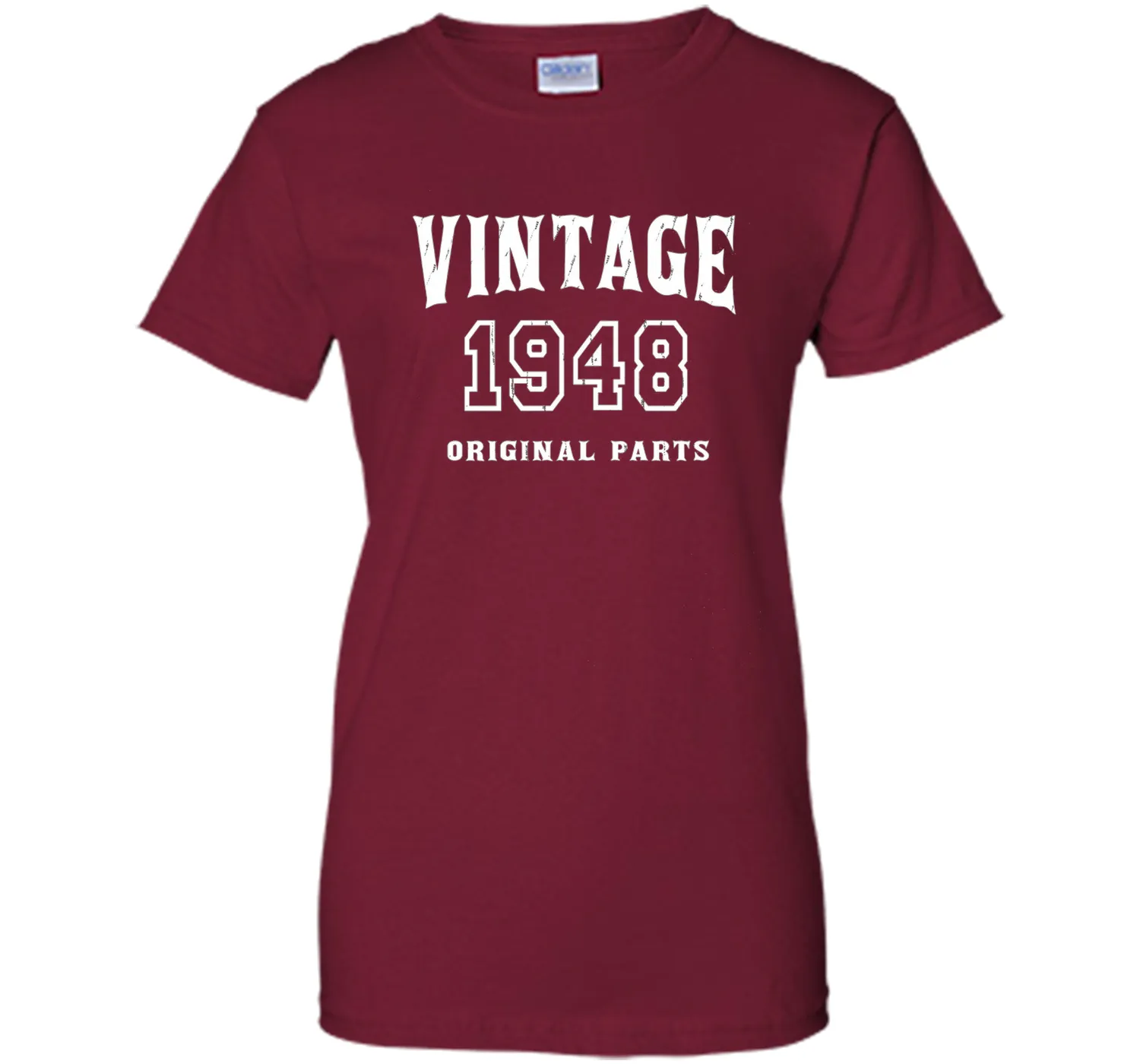 Vintage Original Parts 1948 Distressed Birthday Gift T-shirt