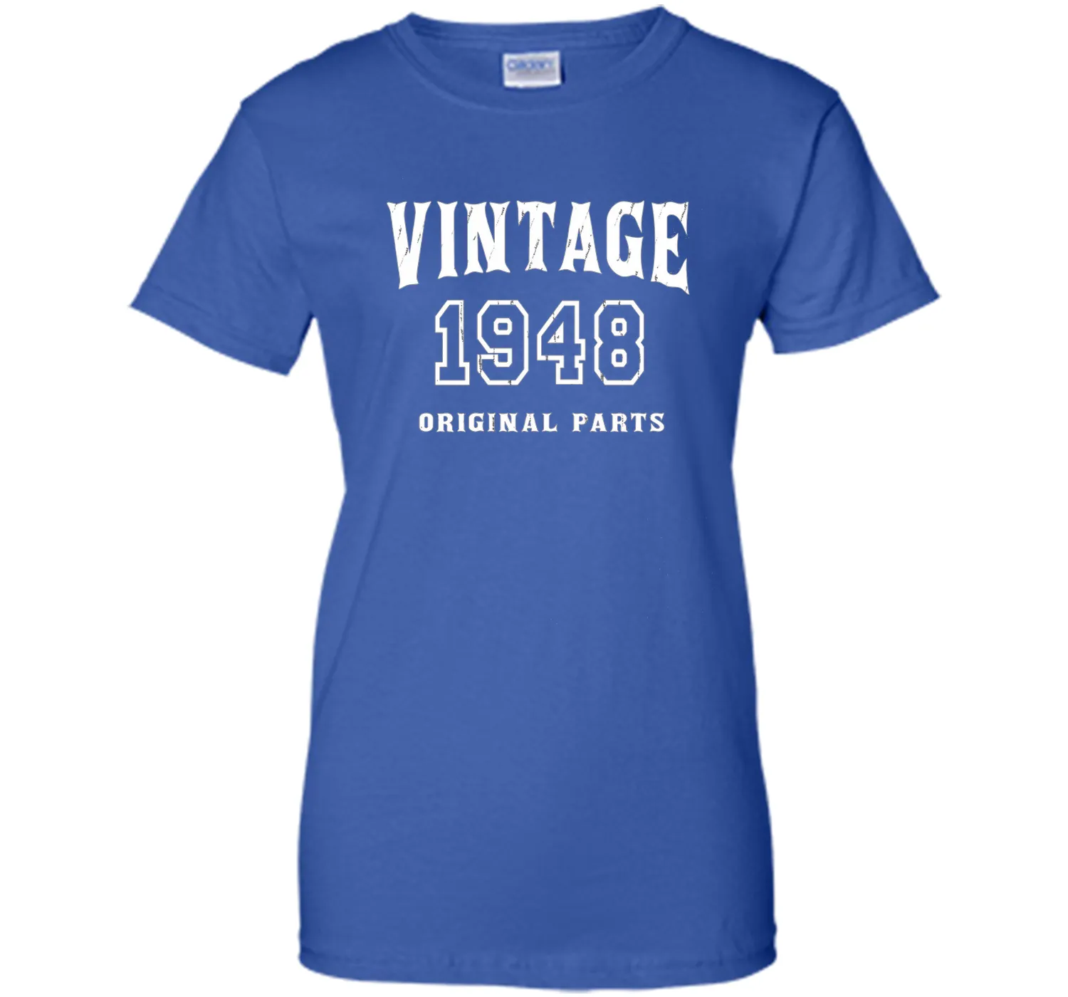 Vintage Original Parts 1948 Distressed Birthday Gift T-shirt