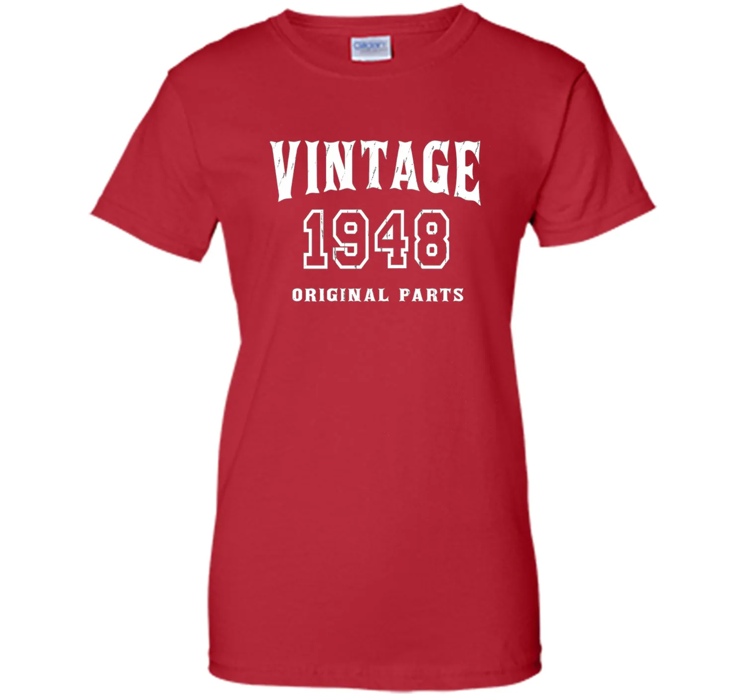 Vintage Original Parts 1948 Distressed Birthday Gift T-shirt