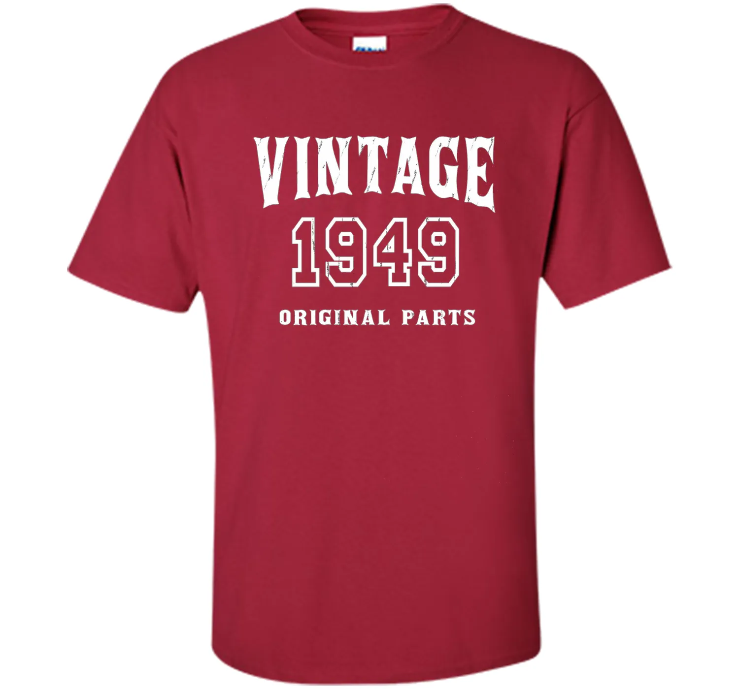 Vintage Original Parts 1949 Distressed Birthday Gift T-shirt