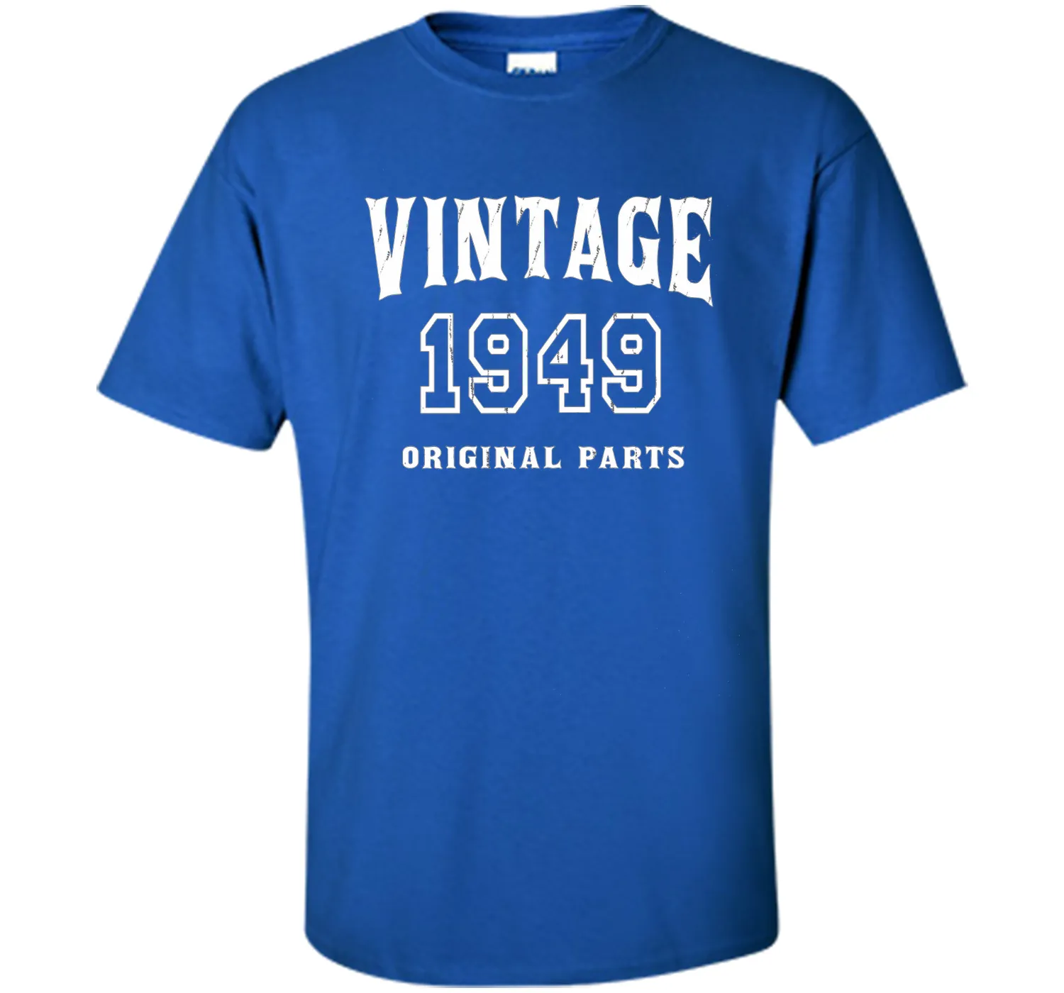 Vintage Original Parts 1949 Distressed Birthday Gift T-shirt