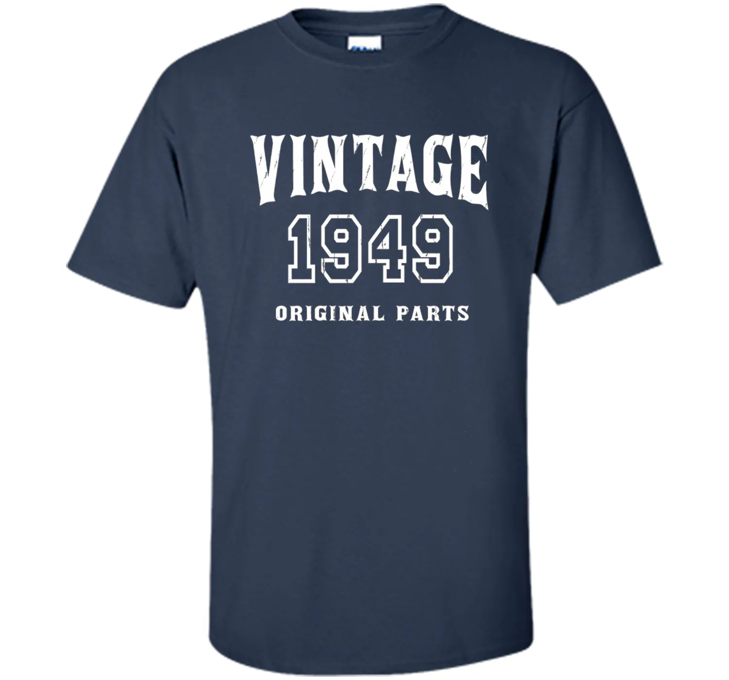 Vintage Original Parts 1949 Distressed Birthday Gift T-shirt