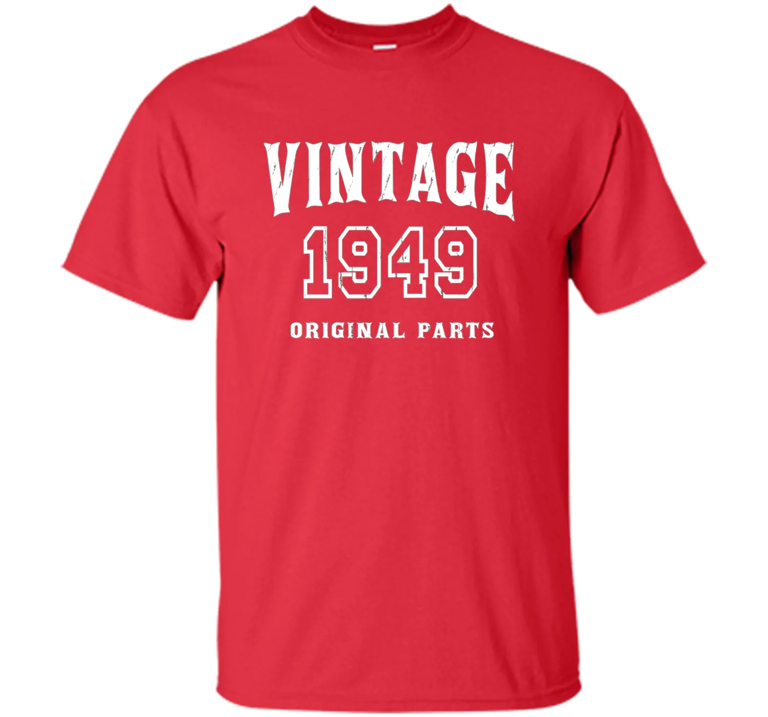 Vintage Original Parts 1949 Distressed Birthday Gift T-shirt