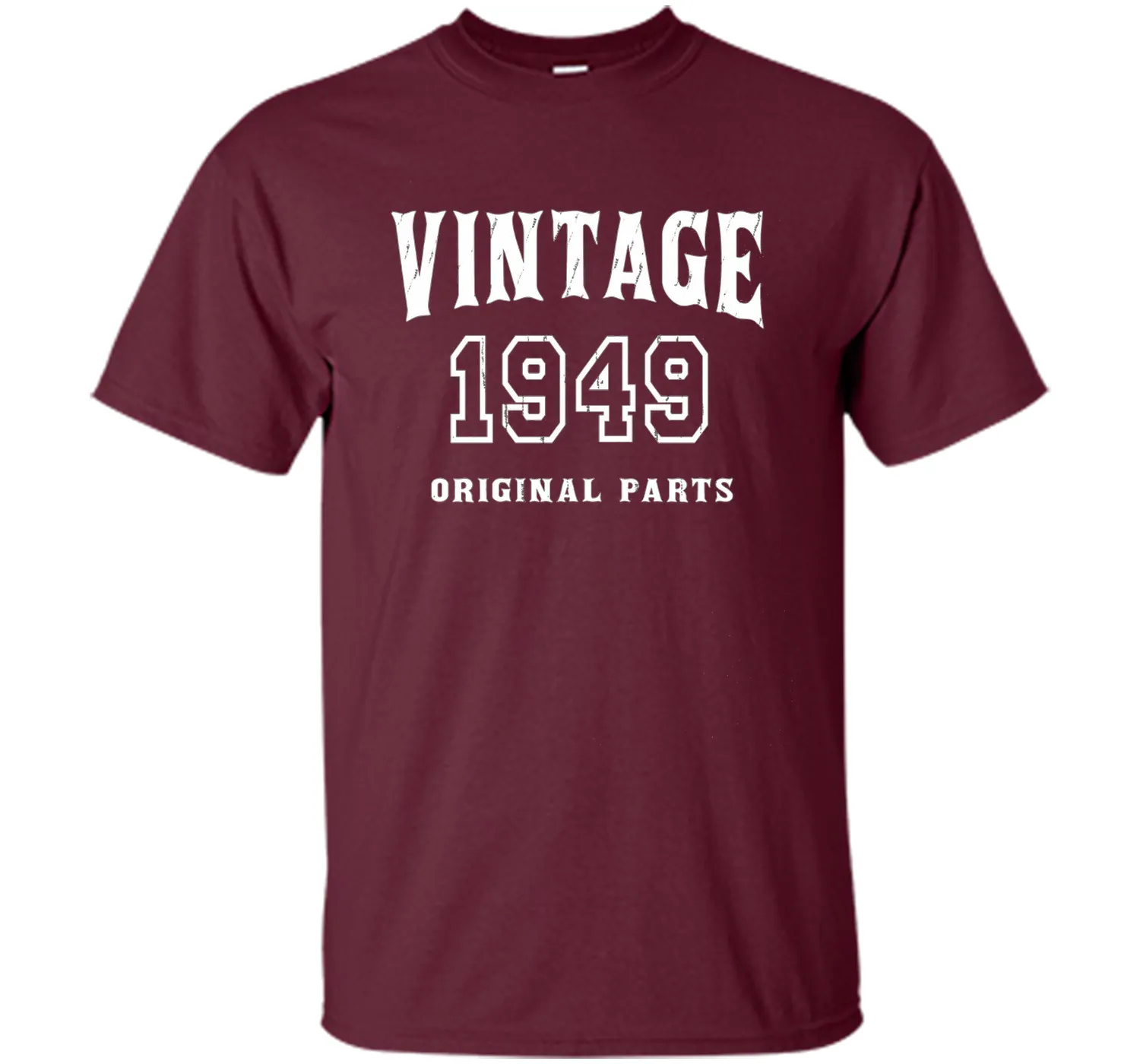 Vintage Original Parts 1949 Distressed Birthday Gift T-shirt