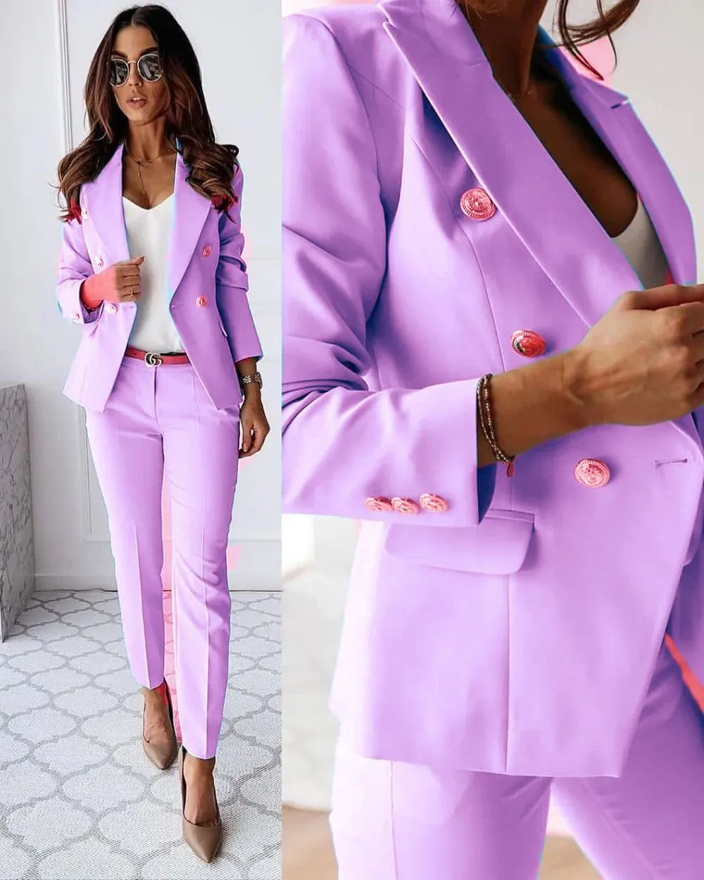 VIONA | Suit Jacket and Pants Set