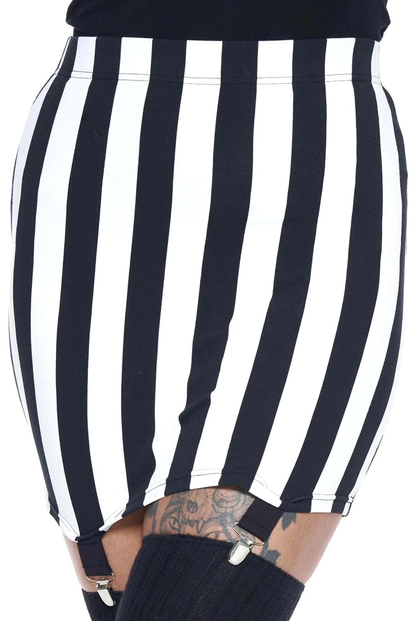 Walk The Line Mini Skirt - Resurrect