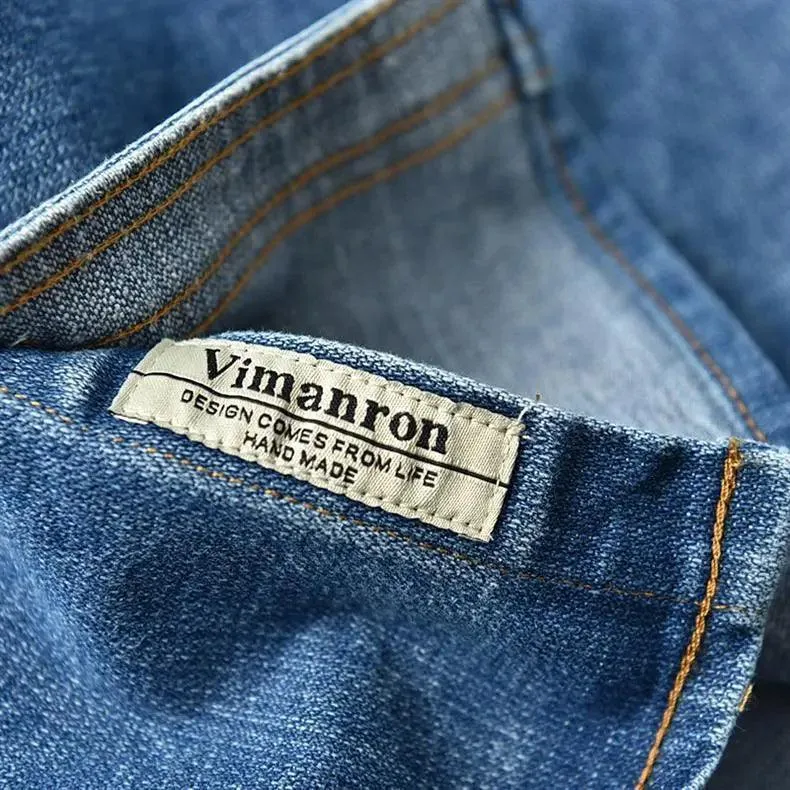 Washed Blue Retro Denim Jacket