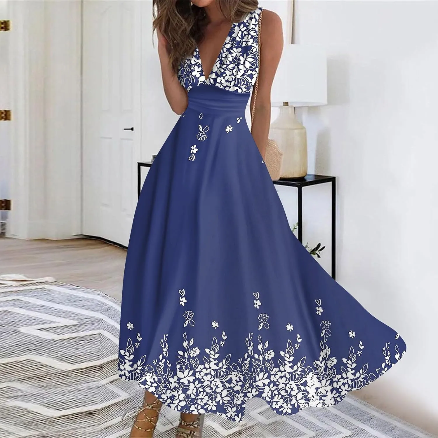 Wedding Dresses for Women High Waist Long Skirt Hem Comfortable Strapless Summer Dress Picnic Light-Hearted Knee Length Dress