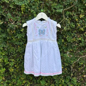 Whimsical Blooms: Princess Embroidered Elegance
