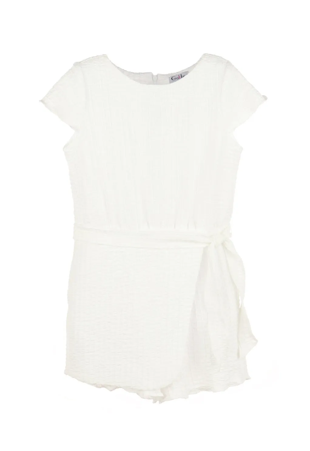 White Chelsie Romper