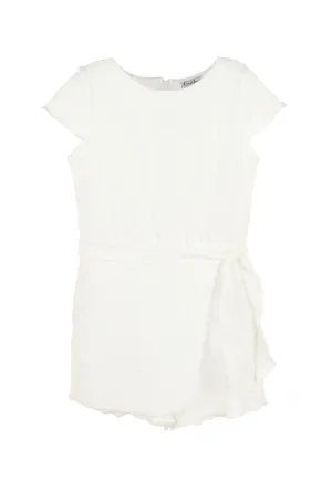 White Chelsie Romper