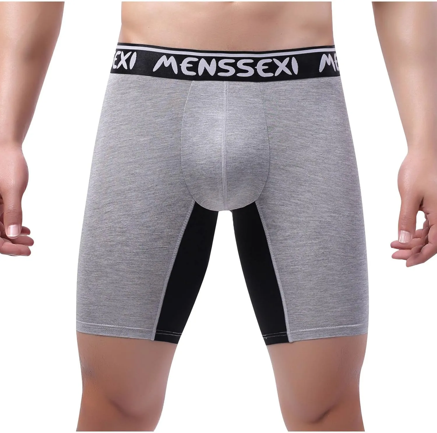 wodceeke Men's Boxer Briefs Underwear Soft Comfortable Compression Shorts Sports Boxers Gifts for Boyfriend Husband Him