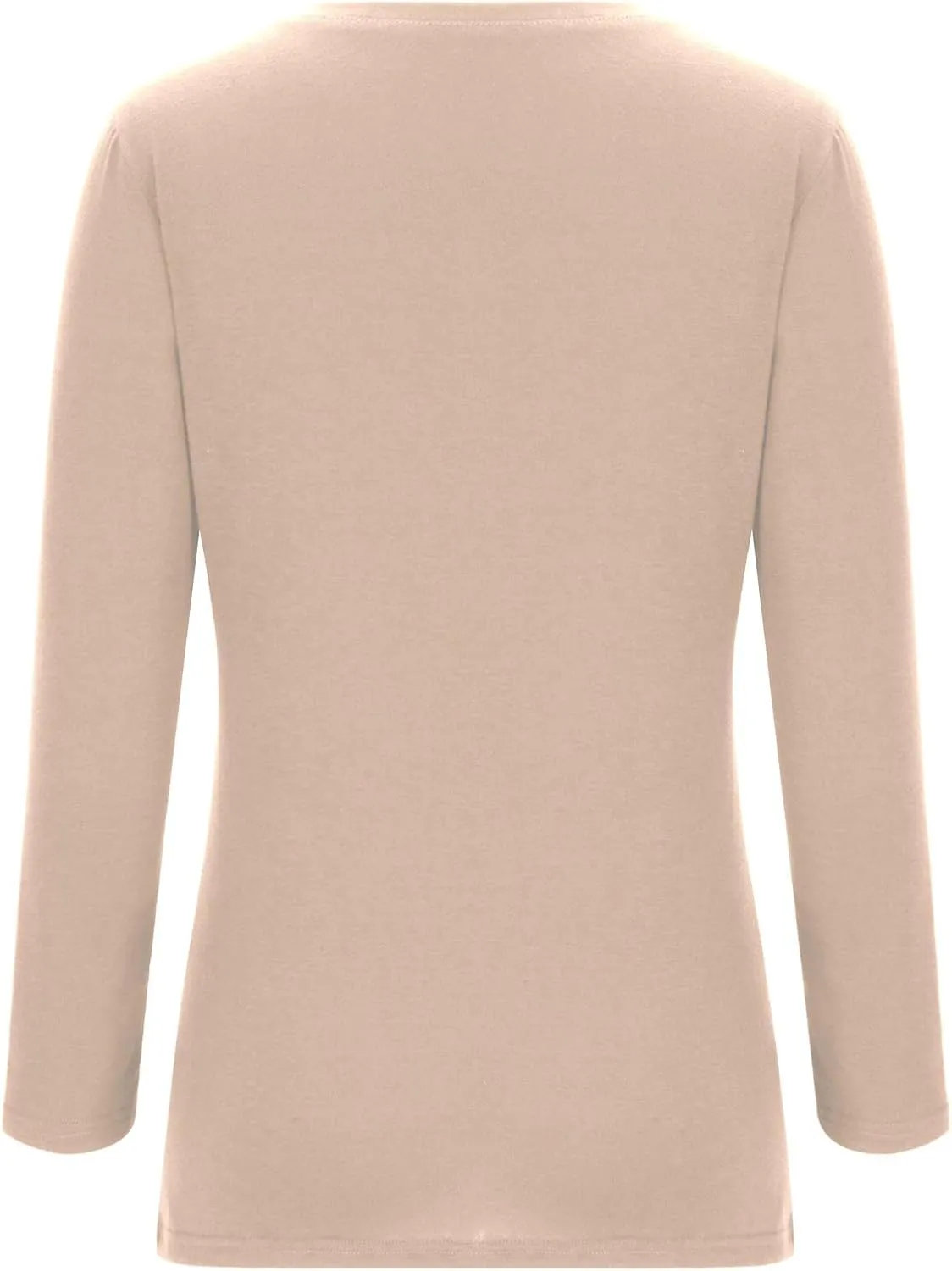 Womens Casual Crewneck Sweatshirts Long Sleeve Solid Color Hoodies Loose Fit Soft Pullover Tops Cross Spliced Top