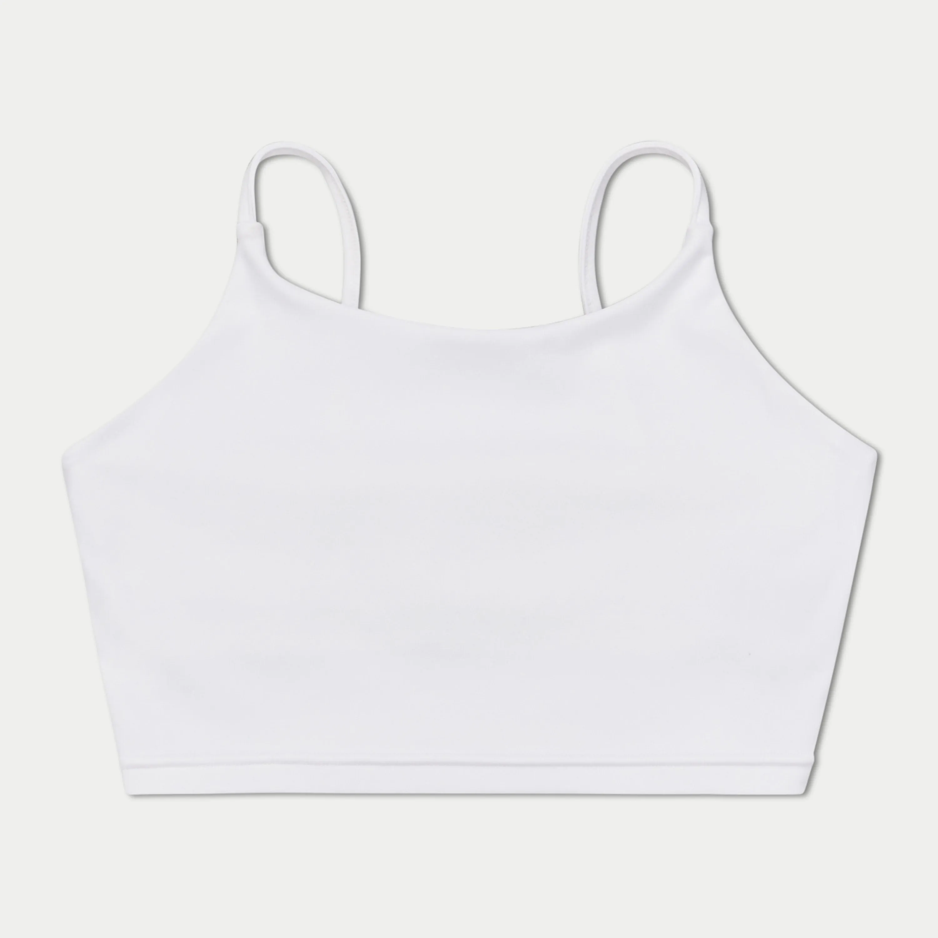 Womens Essential Crop Top - White