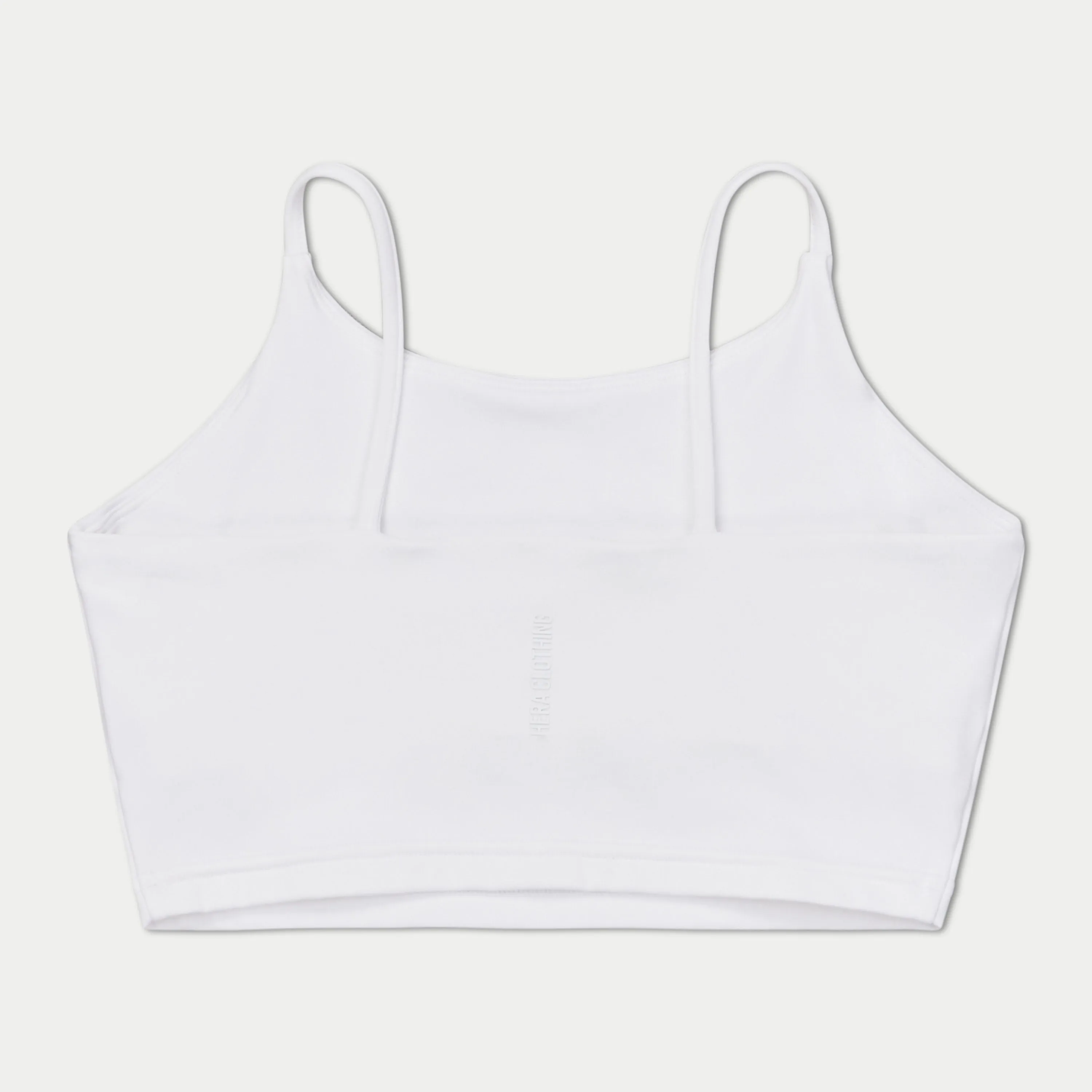 Womens Essential Crop Top - White