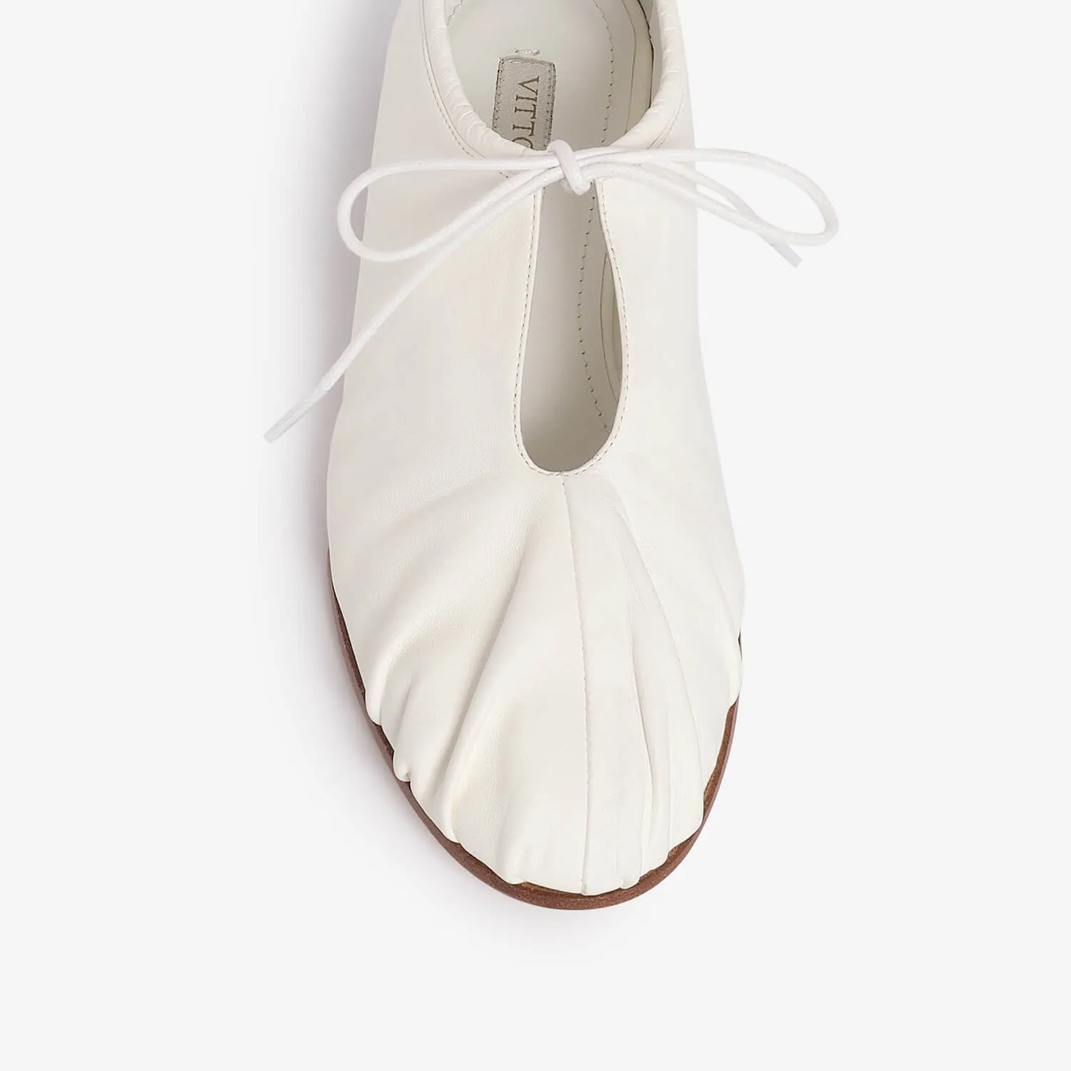 Stylish Womens Leather Ballet Flats - Comfortable Slip-On Shoes for Everyday Wear