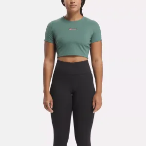 Women's Lux Bold Cropped Tee