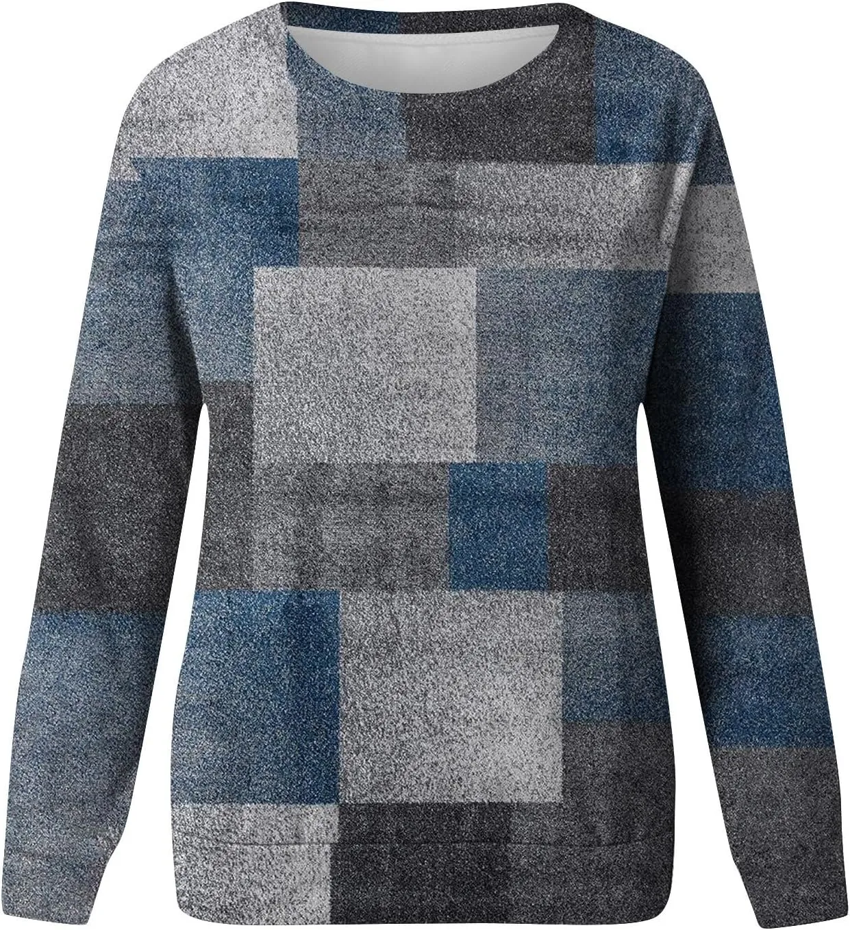 Womens Oversize Sweatshirt Casual Crew Neck Sweatshirt Loose Soft Long Sleeve Pullover Tops Fall 2024