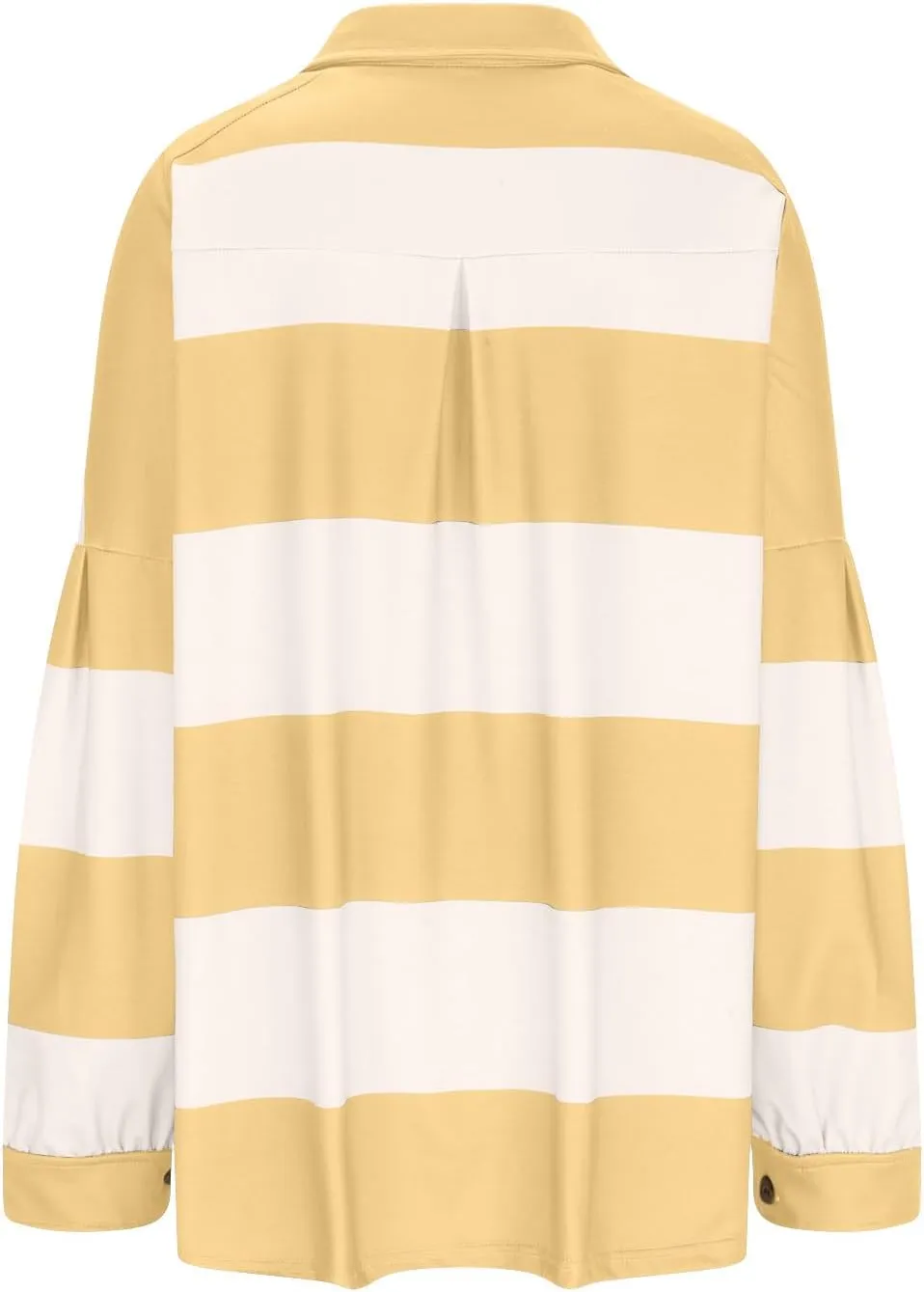 Women's Oversized Sweatshirt Button Striped Graphic Print Pullover Tops Casual Comfy Fashion Sweatshirts