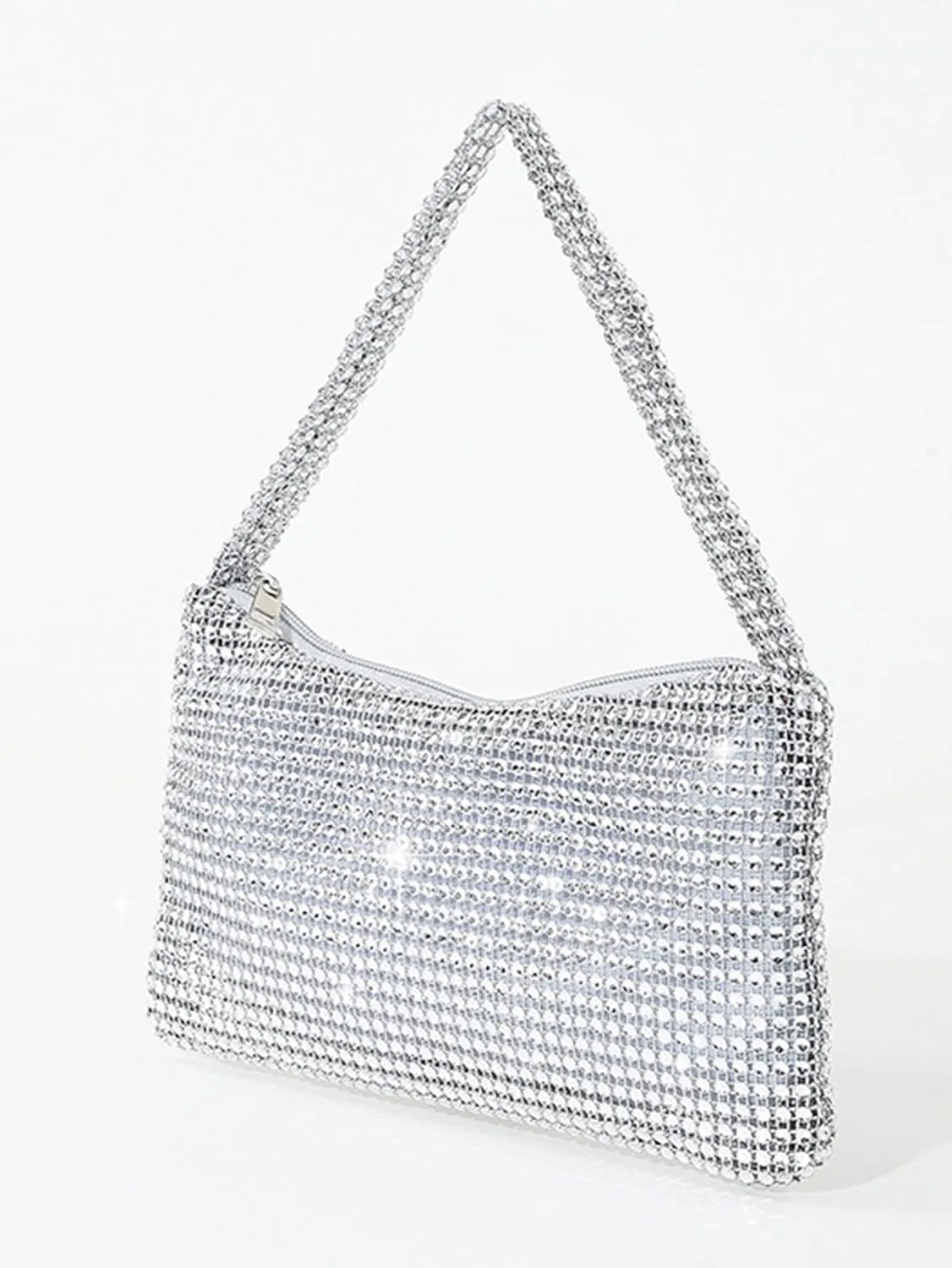 Women's Rhinestone Sparkly Evening Clutch Purse Bags Underarm Handbags Wallets