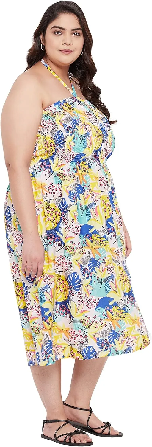 Women's Summer Casual Dress Comfy Tube Dresses Sundresses Beach Dress Tops for Girls